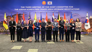 เจรจาอัปเกรด FTA อาเซียน-เกาหลีใต้ คืบหน้า ตั้งเป้าสรุปผลภายในปี 70
