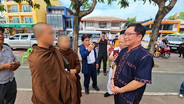 มอบตัวตำรวจแล้ว!พระ-เณร สำนึกผิด จุดพลุไหม้พระศอพญานาค