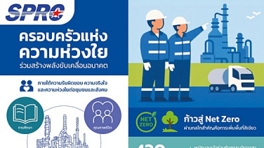 SPRC สรุปงาน CSR ปี 68 ทุ่มงบ 14.5 ล้านบาท สร้างคุณค่า 4 มิติหลัก  มุ่งมั่นสู่ Net Zero และการเติบโตอย่างยั่งยืนคู่ชุมชน
