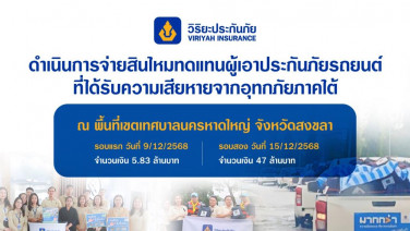 วิริยะเคลมไวจ่ายน้ำท่วมรถแล้ว52ล้าน เร่งเครื่องจบทุกเคสสิ้นปี