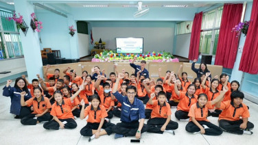 ซีแอนด์จีฯ เพิ่มโอกาสเข้าถึงสื่อการเรียนรู้ที่ทันสมัย ให้รร.มนต์จรัสสิงห์อนุสรณ์
