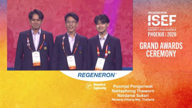 เด็กไทยสุดยอด! กวาด 6 รางวัลจากเวทีการแข่งขันวิทยาศาสตร์โลก “REGENERON ISEF 2026” ที่สหรัฐฯ “ปรินส์รอยแยลส์วิทยาลัย” โชว์ศักยภาพคว้าอันดับ 1 โลก