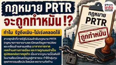ยื้อ “กฎหมาย PRTR” ตอกย้ำ รัฐสวนกระแส ESG