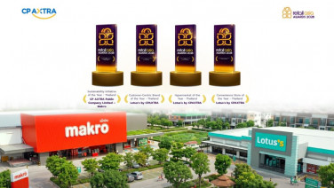ซีพี แอ็กซ์ตร้า กวาด 4 รางวัล จาก "Retail Asia Awards 2026" ครอบคลุมด้านความยั่งยืน การตลาดเชิงวัฒนธรรม และประสบการณ์ลูกค้า