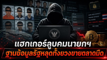 แฮกเกอร์ลูบคมนายกฯ ฐานข้อมูลรัฐหลุดทั้งยวง จาก “ขุมทรัพย์ความมั่นคง” สู่ “ตลาดมืดคริปโต”