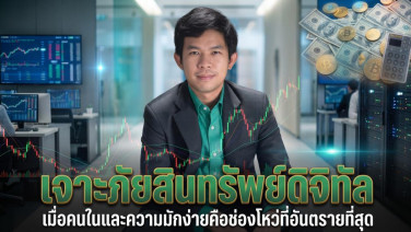 เจาะภัยสินทรัพย์ดิจิทัล เมื่อ "คนใน" และ "ความมักง่าย" คือช่องโหว่ที่อันตรายที่สุด
