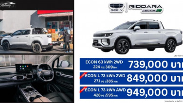 GEELY RIDDARA ECON L เคาะราคา 739,000 – 949,000 บาท กระบะท้ายยาวขึ้น 240 มม.