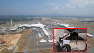 ผงะ! มาเลเซียพบศพชายติดอยู่ใน 'ช่องเก็บล้อเครื่องบิน' ที่สนามบิน KLIA2 หลัง จนท.ได้กลิ่นเหม็นเน่าคลุ้ง