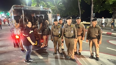 ตร.พัทยาสนธิกำลัง พม.ชลบุรี กวาดล้างค้าประเวณีชายหาด รวบ 25 ราย ทั้งไทย-ต่างชาติ รับทัพเรือสหรัฐฯ เยือน