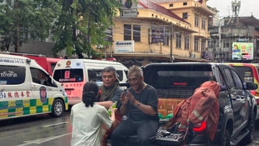 เซเว่น อีเลฟเว่น ส่งกำลังใจ สนับสนุนน้ำดื่มทีมกู้ภัยร่วมภารกิจระงับเหตุเพลิงไหม้ย่านคลองถม
