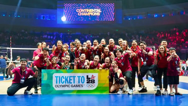 วอลเลย์บอลหญิงไทย ทำได้! ปราบจีนสุดมัน 3-2 เซต ป้องแชมป์เอเชีย คว้าตั๋วโอลิมปิกหนแรกในประวัติศาสตร์