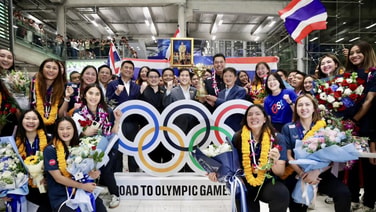 วอลเลย์บอลสาวไทย เจ้าของแชมป์เอเชียและตั๋วโอลิมปิก 2028 ถึงไทยแล้ว