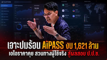 เจาะปมร้อน AiPASS งบ 1,621 ล้าน เอไอราคาคุย สวนทางผู้ใช้จริง สู่ผลสอบ ป.ป.ช.