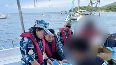 ลุยจับเรือดำน้ำ 2 ลำ ฝ่าฝืนมาตรการคุ้มครองทะเล จอดแช่-ผูกทุ่นกลางเกาะราชาใหญ่