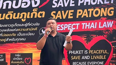 กลุ่มปกป้องผืนแผ่นดินภูเก็ต ยันพร้อมร่วมกับ “สนธิ ลิ้มทองกุล” ปกป้องภูเก็ตจากต่างชาติที่ไม่เคารพกฎหมาย