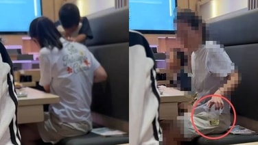 เอาอีกแล้ว! แม่จีนไม่พาไปห้องน้ำ ให้ลูกชายฉี่ใส่แก้วกลางร้านซูชิดัง ทำลูกค้าโต๊ะข้างๆ กินต่อไม่ลง
