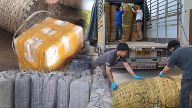 ผงะ!พบสิบล้อขนยาบ้ายัดเข่งอำพรางเบ็ดเสร็จถึง 40 กระสอบ ยอดทะลุ 10 ล้านเม็ด