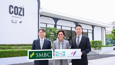 SMBC เชื่อมั่น SENA–Hankyu Hanshinหนุนสินเชื่อก่อสร้าง3คอนโด Low Carbon