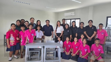TITLE หนุนการศึกษาเยาวชน มอบอาคารเรียนหลังใหม่ - อุปกรณ์การศึกษา