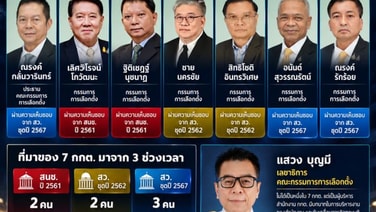 เปิดที่มา 7 กกต. ใครผ่านด่าน สว. ชุดไหน?