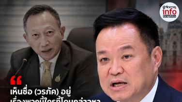 อนุทิน โยน วรภัค เคลียร์ตัวเอง ปมสหรัฐฯ จี้สอบโยงเครือข่ายสแกมเมอร์ ย้อนสื่อ “รัฐบาลไหนล่ะ ไม่ใช่รัฐบาลนี้”
