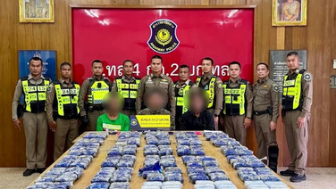 ตร.ทางหลวงไล่ล่า 100 กม. สกัดกระบะขนยาบ้า 6 แสนเม็ด มีอดีตตำรวจร่วมแก๊งขับฟอร์จูนเนอร์นำทาง