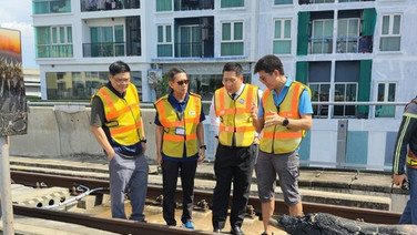 “ภัทรพงศ์”ตรวจ MRT ไฟฟ้าลัดวงจร เร่งจนท.ซ่อมแซม ลุ้นเปิดบริการให้ทันเช้าวันจันทร์