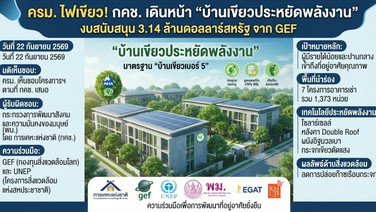 ครม.ไฟเขียว ให้ กคช. เดินหน้า “บ้านเขียวประหยัดพลังงาน” GEF อัดฉีดงบ 3.14 ล้านดอลลาร์สหรัฐ