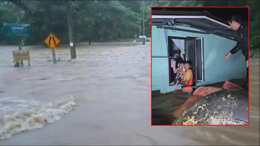 (คลิป)ฝนถล่มต่อเนื่อง น้ำป่าเขาใหญ่ทะลักท่วมกลางดึก เด็ก-ผู้สูงอายุติดอยู่ในบ้าน กู้ภัยฝ่ากระแสน้ำช่วย สะพานหมูสี อ.ปากช่องจมรถผ่านไม่ได้