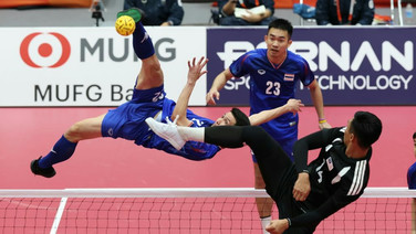 ตะกร้อทีมชุดชายเสียแชมป์เอเชียนเกมส์ให้มาเลเซียในรอบ 36 ปี