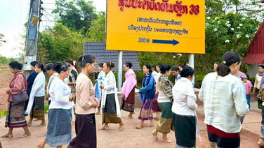 สั่งฟัน! ศูนย์ปฏิบัติธรรมในเวียงจันทน์ อ้างผู้นำเป็น"พระศรีอาริย์"