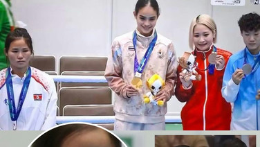 มวยเกาหลีเหนือไร้สปิริต ชาวเน็ตสับเมินจับมือ “น้องโฟกัส“ รับเหรียญหน้าตึง แถมไม่ร่วมเฟรมยินดีผู้ชนะ