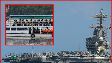 สื่อนอกตีข่าว “ไทย” กระชับสัมพันธ์กับ “สหรัฐฯ” เรือบรรทุกเครื่องบินสหรัฐฯ USS George H.W. Bush หลังเสร็จศึกตะวันออกกลางเข้ามาแวะจอดเทียบท่าที่ภูเก็ต “ทหารมะกัน” นั่งเรือเล็กเข้าฝั่ง
