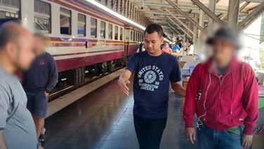 CIB รวบชายอายุ 38 ปีคาสถานีรถไฟหาดใหญ่ หนีหมายจับคดีล่วงละเมิดทางเพศเด็กหญิง
