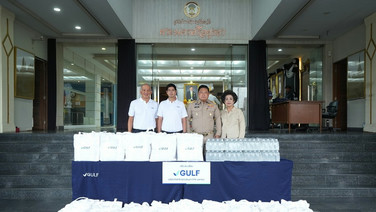 GULF ช่วยเหลือผู้ประสบภัยน้ำท่วมทั่วประเทศ เดินหน้ามอบถุงยังชีพเพิ่มอีก 15,000 ชุด