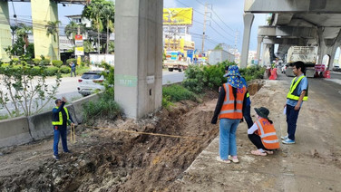 แจ้งเบี่ยงจราจรทางหลัก ถนน”บางนา-ตราด”ช่วง กม. 17-19 ถึง 30 พ.ย. สร้างทางแยกต่างระดับ