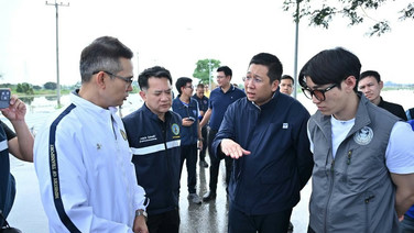 “ภัทรพงศ์"ติดตามโครงการยกระดับถนนเป็นแนวคันกั้นน้ำจากแม่น้ำป่าสัก แก้ไขปัญหาน้ำท่วมนครปฐมอย่างยั่งยืน