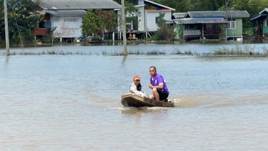 ยังเดือดร้อน! น้ำท่วมบ้านกระแชงบางไทร บ้านเรือนจม 100% ชาวบ้านเผยน้ำขึ้นเร็ว เก็บของไม่ทัน