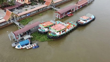 เร่งกู้เรือลากจูงอับปางแม่น้ำป่าสัก จมลึก 18 เมตร เร่งประสานเรือเครนใหญ่ยกเข้าฝั่ง