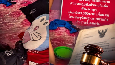 ขำไม่ออกแล้ว! “หมอนโดเรม่อน–ฝากระติกเขียว” อ้างหมายศาลถึงบ้าน เรียก 3 แสน