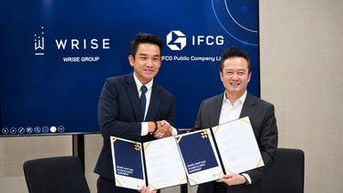 WRISE Group ลงนามเข้าถือหุ้น IFCG 20% เ