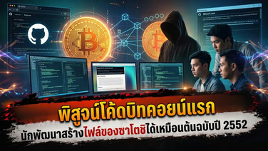พิสูจน์โค้ดบิทคอยน์แรก นักพัฒนาสร้างไฟล์ของซาโตชิได้เหมือนต้นฉบับปี 2552