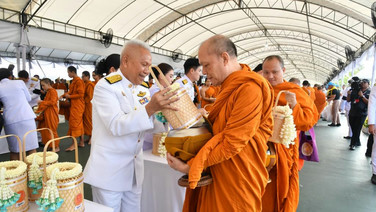 “โสภณ”ร่วมพิธีสวดพระพุทธมนต์–ทำบุญตักบาตรถวายพระราชกุศล วันคล้ายวันสวรรคตพระพันปีหลวง