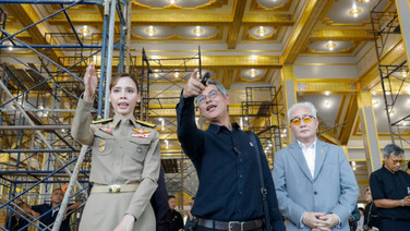 วธ.เผยสร้างพระเมรุมาศคืบหน้า เตรียมยกพระนพปฎลมหาเศวตฉัตร พ.ย.นี้