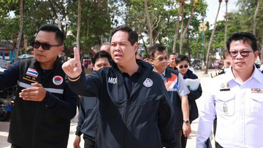 “สรรเพชญ”สั่งเจ้าท่าฯเร่งขุดสันดอนทราย เปิดทางน้ำ”ป่าตอง “ระบายลงทะเล