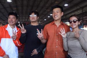 “ณัฐพงษ์” ลุยช่วยผู้สมัคร สส.สระบุรี ชูแก้ฝุ่น PM 2.5 หวังคว้าเก้าอี้เพิ่ม