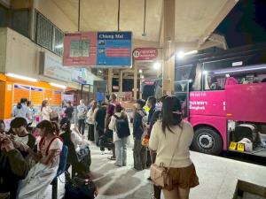 ทยอยกลับกทม.! บขส.จัดรถฟรี เชื่อม BTS หมอชิต – สถานีกลางกรุงเทพฯ”ข่วงตี 3- 7 โมงเช้า