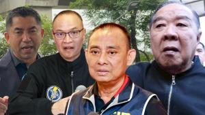 พล.ต.อ.สุรเชชษฐ์ หักพาล - พล.ต.ท.ไตรรงค์ ผิวพรรณ - พล.ต.ต.จรูญเกียรติ ปานแก้ว  - พล.อ.ประวิตร วงษ์สุวรรณ 