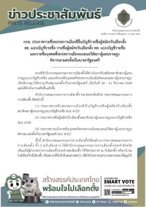 กกต.ประกาศชื่อพรรคการเมืองชิง สส.ปาร์ตี้ลิสต์-แคนดิเดตนายกฯ เป็นทางการแล้ว