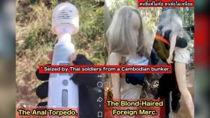 ทหารไทยงง! เข้าเคลียร์พื้นที่ พบตุ๊กตายาง-เครื่องนวดปริศนา คากลางฐานทหารเขมร